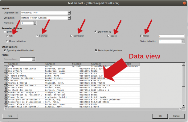 How to open a (.csv) file | Solutions inLibro inc.