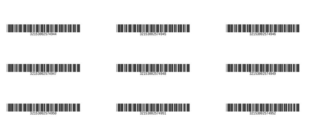 Imprimer Des Intervalles De Codes Barres Solutions Inlibro Inc