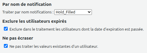 vue du menu déroulant du paramètre "par nom de notification"