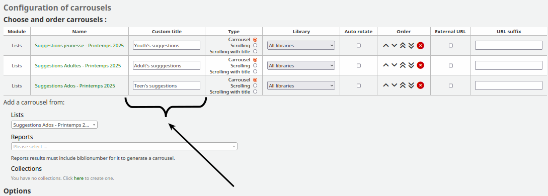 carousel_title_en example of the carousel mode view