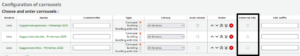 view of the "external url" carousel parameter